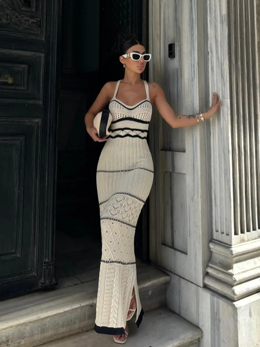 Slim Hip-wrapped Fishtail dress
