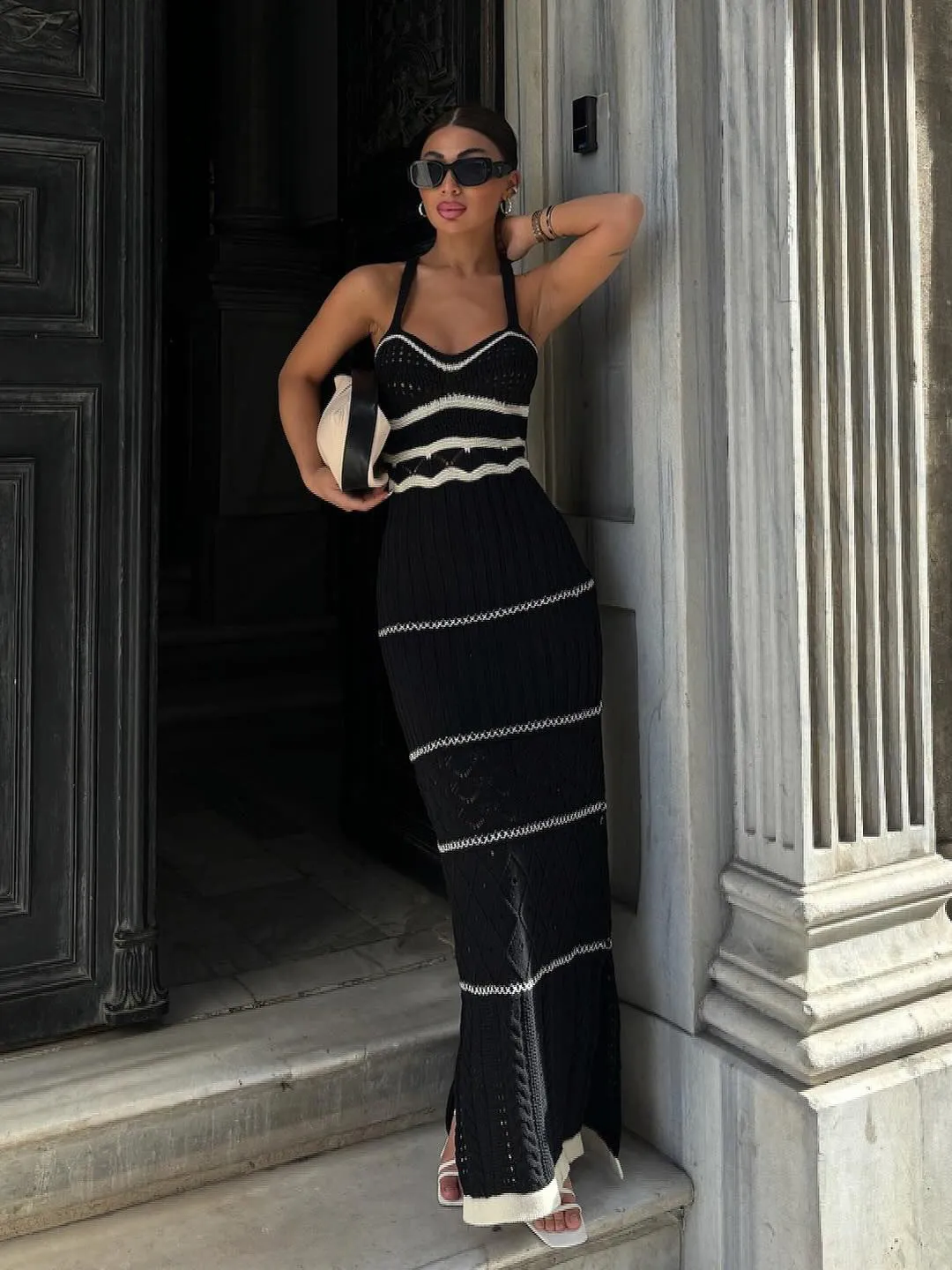 Slim Hip-wrapped Fishtail dress