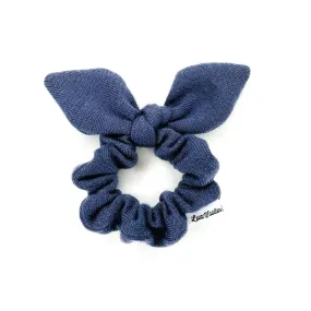 THIN CASHMERE BLUE SCRUNCHIE | Grace