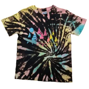 Vintage 80s Florida | Single Stitch Tie-Dye Tee | L